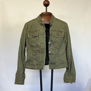 Women's Utility Jacket in Olive Green